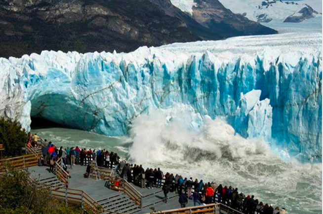 desprendimiento del Glaciar Perito Moreno