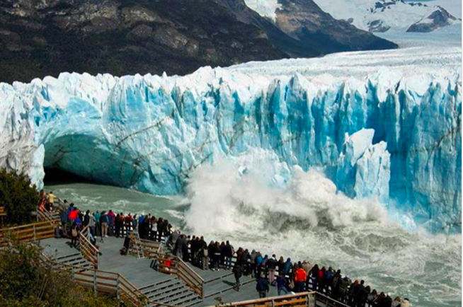 desprendimiento del Glaciar Perito Moreno desprendimiento del Glaciar Perito Moreno